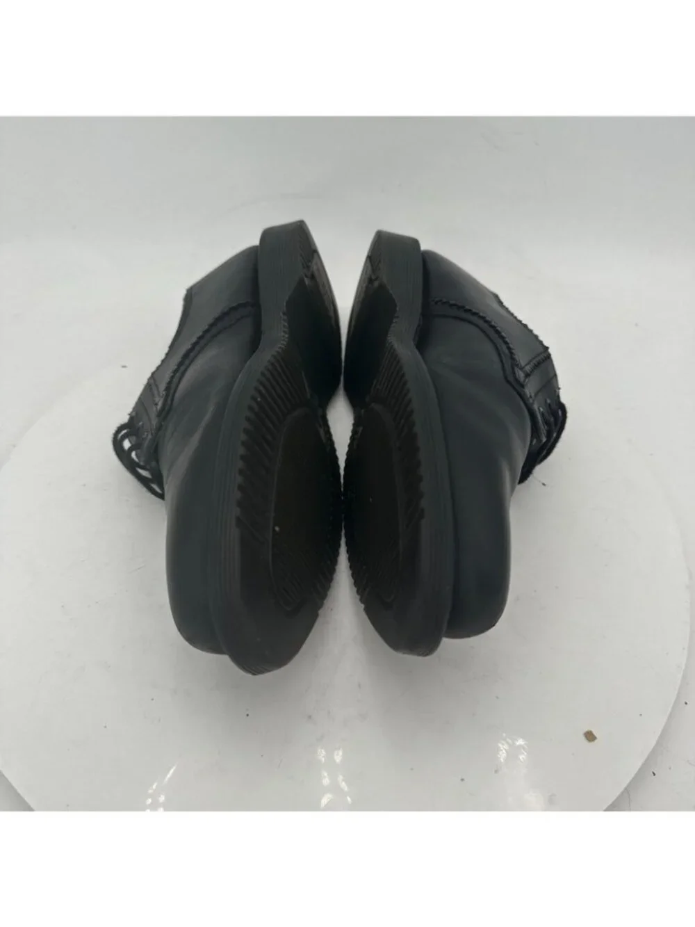 Dr. Martens Trulia Women Size 5 Black Smooth Leather Low Top Derby Shoes - Picture 7 of 11